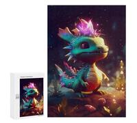 Puzzle 300 PCS Magical Dragon Crown Puzzles pour Adultes, Jouet, Décoration Murale, Motif À Assembler, Idéal comme Cadeau pour Toute La Famille 300 PCS