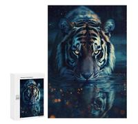 Puzzle 300 PCS pour Adolescentes Beautiful Magical Tiger Puzzle pour Adultes, Jouet, Décoration Murale, Cadeaux pour Femmes, Cadeaux Uniques pour Anniversaire Et Noël 300 PCS