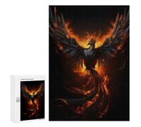 Puzzle 300 PCS pour Adolescentes Black Phoenix Puzzle pour Adultes, Jouet, Décoration Murale, Cadeaux pour Femmes, Cadeaux Uniques pour Anniversaire Et Noël 300 PCS