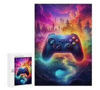 Puzzle 300 PCS pour Adolescentes Fantasy Game Controller Artwork -7 Puzzles pour Adolescentes Jeux Amusants Assemblage De Motifs Aide À Exercer Le Cerveau 300 PCS