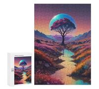 Puzzle 300 PCS pour Adolescentes Magical River Tree Bubble Puzzle pour Adultes, Jouet, Décoration Murale, Cadeaux pour Femmes, Cadeaux Uniques pour Anniversaire Et Noël 300 PCS