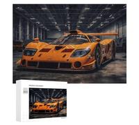 Puzzle 300 PCS pour Adolescentes Racing Car in Garage -1 Puzzles pour Adolescentes Jeux Amusants Assemblage De Motifs Aide À Exercer Le Cerveau 300 PCS