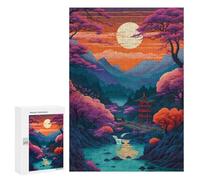 Puzzle 300 PCS pour Adolescents Amazing Landscape Japan Puzzle pour Adultes Jouet Décoration Murale Dur Dur Engagant À Compléter 300 PCS