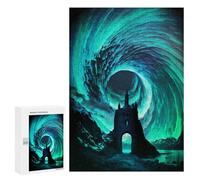 Puzzle 300 PCS pour Adolescents Arctic Lighthouse Puzzle pour Adultes Jeu Famille Décoration de la Maison pour Anniversaire, Noël 300 PCS