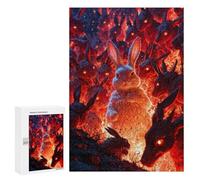 Puzzle 300 PCS pour Adolescents Bunny Apocalypse Puzzle Jeux De Famille Assemblage De Motifs Cadeaux Uniques pour Anniversaire Et Noël 300 PCS