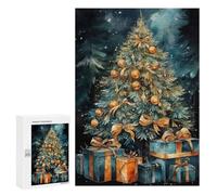 Puzzle 300 PCS pour Adolescents Christmas Celebration Puzzle Adulte Jeu Manuel Décoration Intérieure Cadeaux Uniques pour Anniversaire Et Noël 300 PCS