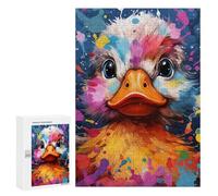 Puzzle 300 PCS pour Adolescents Colorful Duck Painting-1 Puzzles pour Adultes Jeu Familial Course De Vitesse Manuelle Cadeaux Anti-Stress 300 PCS