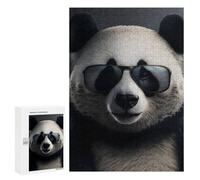 Puzzle 300 PCS pour Adolescents Cool Panda Puzzle Adulte Jeu Manuel Décoration Intérieure Cadeaux Uniques pour Anniversaire Et Noël 300 PCS