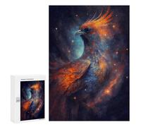Puzzle 300 PCS pour Adolescents Cosmic Phoenix Art Print Casse-têtes pour Adolescents Analyse Et Logique Interaction Parent-Enfant Jeux Stimulants Jouets 300 PCS