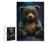 Puzzle 300 PCS pour Adolescents Cosmic Teddy Bear Plush Toy-1 Puzzles pour Adultes : Améliorent La Mémoire, Difficiles Et Stimulants, Cadeaux De Noël Et d'anniversaire 300 PCS