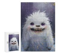 Puzzle 300 PCS pour Adolescents Cute Yeti Monster Jeux De Puzzle Relaxants, Défi Difficile, Cadeaux Uniques pour Anniversaire Et Noël 300 PCS