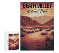 Puzzle 300 PCS pour Adolescents Death Valley National Park Jeux De Puzzle Relaxants, Défi Difficile, Cadeaux Uniques pour Anniversaire Et Noël 300 PCS