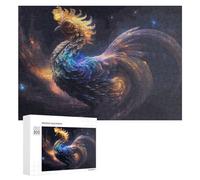 Puzzle 300 PCS pour Adolescents Enchanted Phoenix A Digital Art Masterpiece Puzzle pour Adultes Jeu De Réflexion, Analyse Et Logique, Idéal comme Cadeau 300 PCS