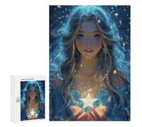 Puzzle 300 PCS pour Adolescents Enchanted Star Fantasy Artwork -1 Puzzles pour Adultes : Améliorent La Mémoire, Difficiles Et Stimulants, Cadeaux De Noël Et d'anniversaire 300 PCS
