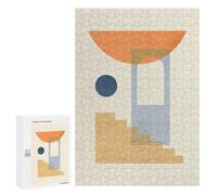 Puzzle 300 PCS pour Adolescents Geometric Shapes R Casse-têtes pour Adultes Jeux Relaxants Analyse Et Logique Interaction Parent-Enfant 300 PCS