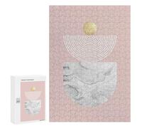 Puzzle 300 PCS pour Adolescents Geometry and Minimalist 9 Casse-têtes pour Adultes Jeux Relaxants Analyse Et Logique Interaction Parent-Enfant 300 PCS