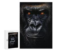 Puzzle 300 PCS pour Adolescents Gorilla Ape Portrait Puzzles pour Adultes Jeu Familial Décoration Intérieure pour Anniversaire, Noël 300 PCS