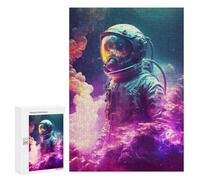 Puzzle 300 PCS pour Adolescents Lost Astronaut Puzzle Adulte Jeu Manuel Décoration Intérieure Cadeaux Uniques pour Anniversaire Et Noël 300 PCS