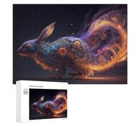Puzzle 300 PCS pour Adolescents Magical Cosmic Rabbit Puzzles pour Adultes Jeu Familial Course De Vitesse Manuelle Cadeaux Anti-Stress 300 PCS