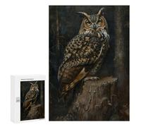 Puzzle 300 PCS pour Adolescents Magical Cute Owl Bird Puzzle Jeux De Famille Assemblage De Motifs Cadeaux Uniques pour Anniversaire Et Noël 300 PCS