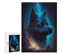 Puzzle 300 PCS pour Adolescents Miniature Schnauzer Dog Jeux De Puzzle Relaxants, Défi Difficile, Cadeaux Uniques pour Anniversaire Et Noël 300 PCS