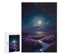 Puzzle 300 PCS pour Adolescents Mystic Purple Mountain Puzzle pour Adultes Jouets Anti-Stress Difficile Idéal comme Cadeau 300 PCS