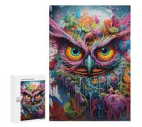 Puzzle 300 PCS pour Adolescents Owl Portrait -1 Puzzle pour Adultes Jeu De Réflexion, Analyse Et Logique, Idéal comme Cadeau 300 PCS