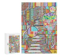 Puzzle 300 PCS pour Adolescents Piano Into Heaven Jeux De Puzzle Relaxants, Défi Difficile, Cadeaux Uniques pour Anniversaire Et Noël 300 PCS