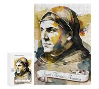 Puzzle 300 PCS pour Adolescents Saint Thomas Aquinas OP Puzzle Adulte Jeu Manuel Décoration Intérieure Cadeaux Uniques pour Anniversaire Et Noël 300 PCS