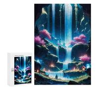 Puzzle 300 PCS pour Adolescents Serenity Cascade Puzzle pour Adultes Jouets Anti-Stress Difficile Idéal comme Cadeau 300 PCS