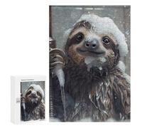Puzzle 300 PCS pour Adolescents Sloth in A Bubble Bath Puzzle pour Adultes Jeux Relaxants Décoration Parfaite, pour Toute La Famille 300 PCS