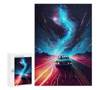 Puzzle 300 PCS pour Adolescents Space Camping Trip Puzzles pour Adultes Jeux De Détente Décoration Intérieure Cadeaux Uniques pour Anniversaire Et Noël 300 PCS