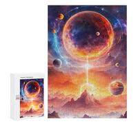 Puzzle 300 PCS pour Adolescents Space Magic Puzzles pour Adultes Jeux Relaxants Décoration Intérieure Cadeaux Uniques pour Anniversaire Et Noël 300 PCS