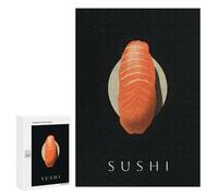 Puzzle 300 PCS pour Adolescents Sushi Obsession Puzzles pour Adultes Jeux Relaxants Décoration Intérieure Cadeaux Uniques pour Anniversaire Et Noël 300 PCS