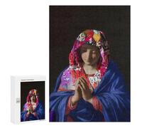 Puzzle 300 PCS pour Adolescents Virgin Mary Banksy Pop Art Puzzle pour Adultes Set Pratique Cadeau D'anniversaire Cadeau Cadeau Cadeau D'Anniversaire, Cadeaux, 300 pcs