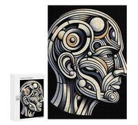 Puzzle 300 PCS pour Adultes Abstract Human Head Puzzle Casse-tête Jeu De Réflexion Difficile Offrez-Le en Cadeau À Toute La Famille 300 PCS