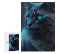 Puzzle 300 PCS pour Adultes Kitten Close Up Puzzles pour Adultes - Jouets À Monter Soi-même, Amusants Et Humoristiques pour Un Anniversaire Ou Noël 300 PCS
