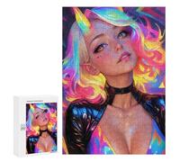 Puzzle 300 PCS pour Adultes Rainbow Demon Girl Puzzle Casse-tête Jeu De Réflexion Difficile Offrez-Le en Cadeau À Toute La Famille 300 PCS