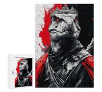 Puzzle 300 PCS pour Adultes Raptor T-Rex Dinosaur King Puzzle Anti-Stress, Jouet pour S'amuser en Famille, Cadeau Anti-Stress 300 PCS