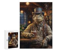 Puzzle 300 PCS pour Adultes Steampunk Craft Beer Dino Puzzles pour Adultes - Jouets À Monter Soi-même, Amusants Et Humoristiques pour Un Anniversaire Ou Noël 300 PCS