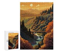 Puzzle 300 PCS Pour Les Adolescents Automne Forest Sérénité Puzzle Pour Adultes Jeu De Pensée Analyse Et Logique 300 PCS