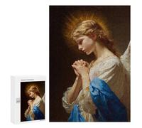 Puzzle 300 PCS Praying Angel Painting Puzzles pour Adolescents - Anti-Stress - Défi Éducatif - Idée Cadeau Et Anniversaire Unique 300 PCS