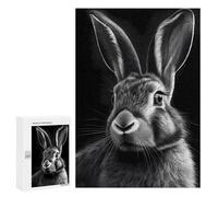 Puzzle 300 PCS Rabbit Bunny Puzzles pour Adultes, Jouet, Décoration Murale, Cadeau d'anniversaire, Idéal pour Toute La Famille 300 PCS