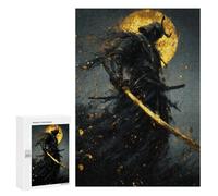 Puzzle 300 PCS Samurai Warrior with Sword -1 Puzzles pour Adultes - Cadeau d'anniversaire - Jeu Difficile Et Stimulant - Cadeaux