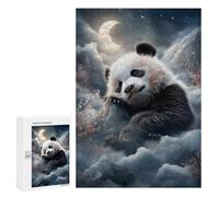 Puzzle 300 PCS Sleeping Panda in Clouds -1 Puzzles pour Adultes Améliorent La Mémoire Interaction Parent-Enfant Casse-tête Jeux De Société en Famille 300 PCS