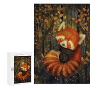 Puzzle 300 PCS Sleeping Red Panda Puzzles pour Adultes, Jouet, Décoration Murale, Difficile, Difficile, Cadeaux Uniques pour Anniversaire Et Noël 300 PCS