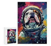 Puzzle 300 PCS Space Dog Adventure-45 Puzzles pour Adultes Améliorent La Mémoire Interaction Parent-Enfant Casse-tête Jeux De Société en Famille 300 PCS