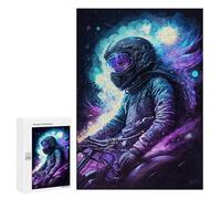 Puzzle 300 PCS Space Motorcycle Adventure Puzzles pour Adolescents - Anti-Stress - Défi Éducatif - Idée Cadeau Et Anniversaire Unique 300 PCS