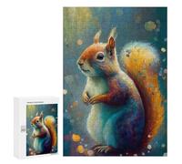 Puzzle 300 PCS Squirrel Wondrous Puzzles pour Adultes, Jouet, Décoration Murale, Cadeau d'anniversaire, Idéal pour Toute La Famille 300 PCS