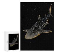 Puzzle 300 PCS Whale Shark in The Deep Puzzles pour Adultes, Jouet, Décoration Murale, Difficile, Difficile, Cadeaux Uniques pour Anniversaire Et Noël 300 PCS